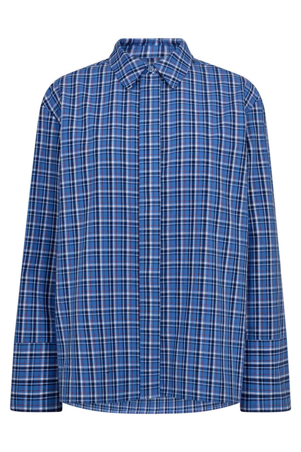 AngelicaCC Check Shirt - Blue