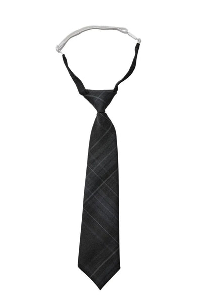 MimaCC Check Tie - Dark Grey