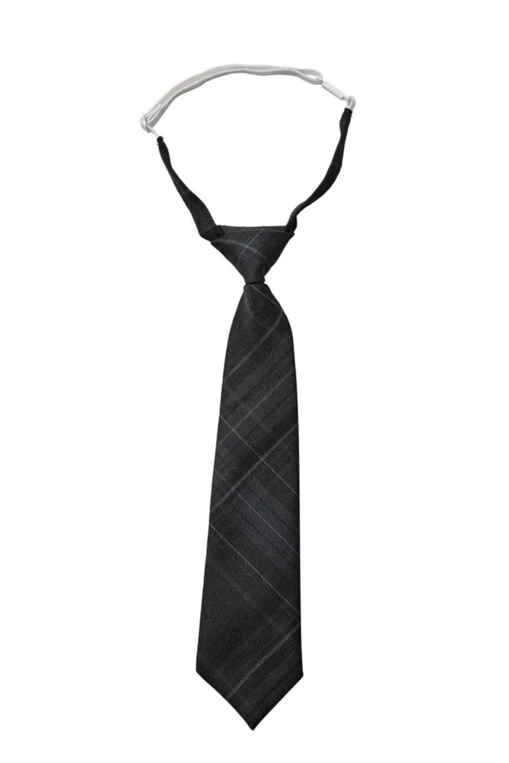 MimaCC Check Tie - Dark Grey
