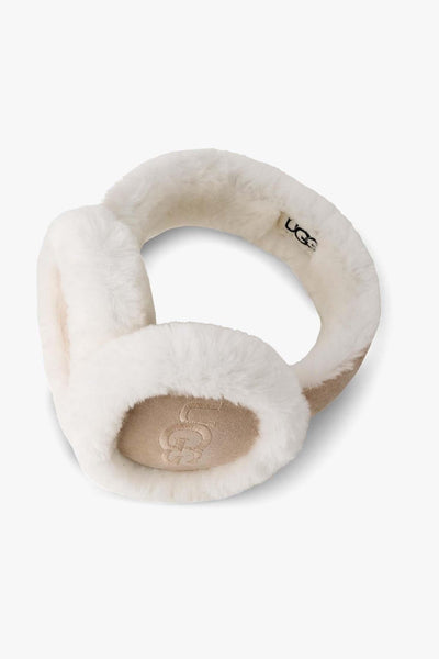 W EMB LOGO EARMUFF - SAND