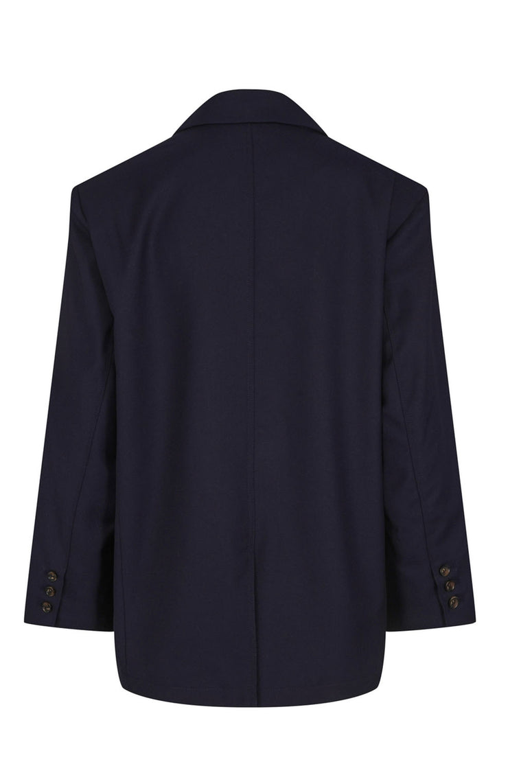Tine Wool Blazer - Navy