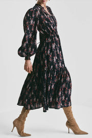 Bohemian Bekt Dress - Midnight Paisley