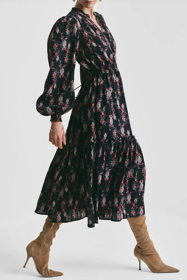 Bohemian Bekt Dress - Midnight Paisley