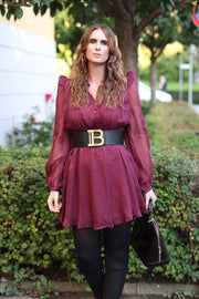 Organza Mini Dress