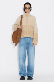 Bud Slouchy Suede Tote - Camel