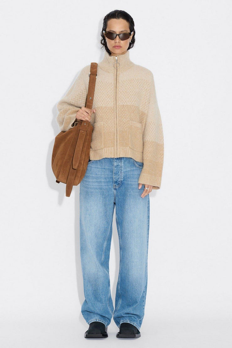 Bud Slouchy Suede Tote - Camel