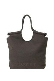 Day Woolen Tote - Chocolate Melange