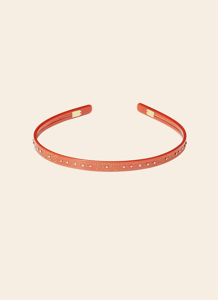 Aziza Headband - Cranberry