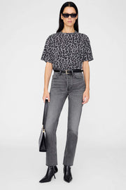 Cohen Tee - Grey Leopard