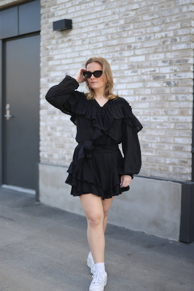 Frill Skirt/Shorts - Black