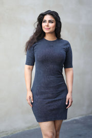 GZDrew Washed logo Dress - Grey Washed