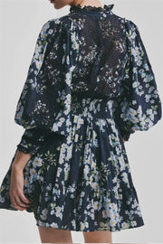 Cotton Slub Mini Dress - Cherry Blossom