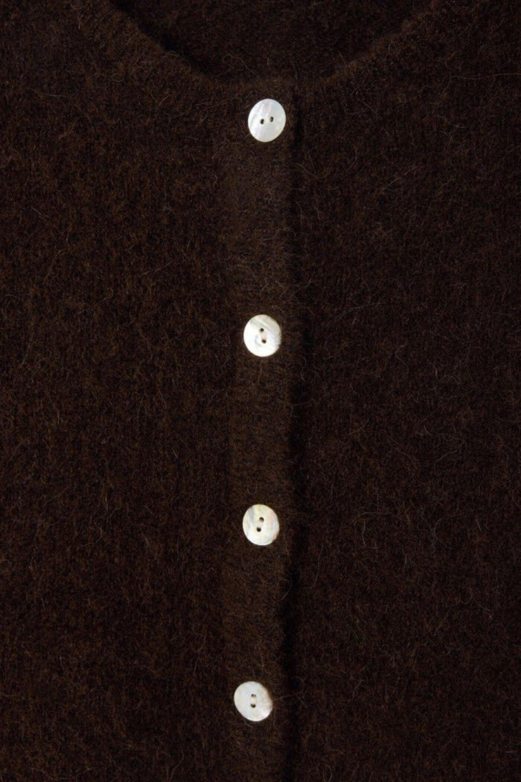 Vitow Cardigan - Melange Coffee