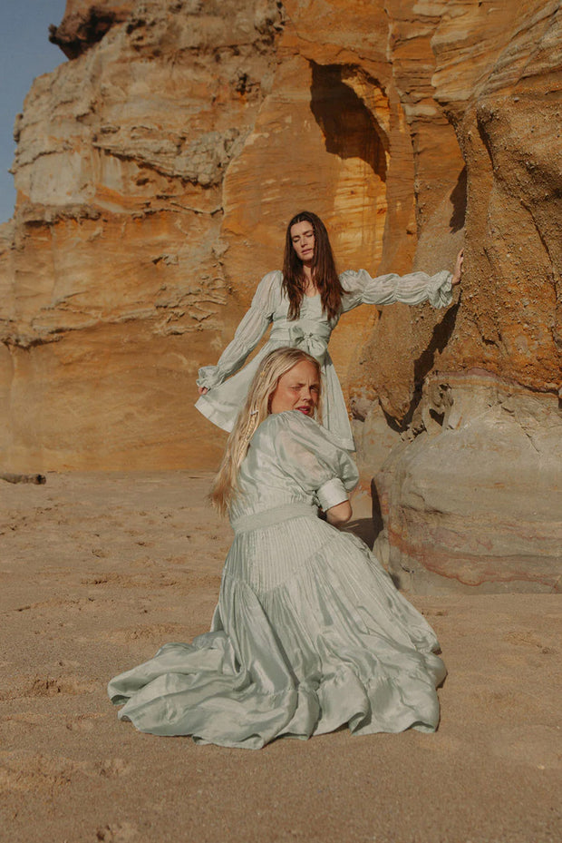 Wow Long Dress - Soft Pistachio