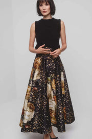 Taffeta Maxi Skirt