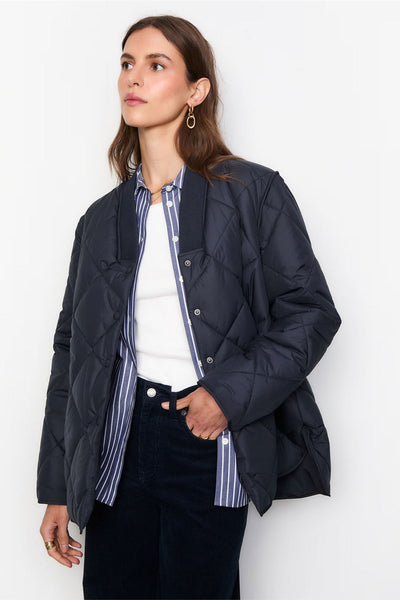 Marion Quilted Jacket - Dark Navy