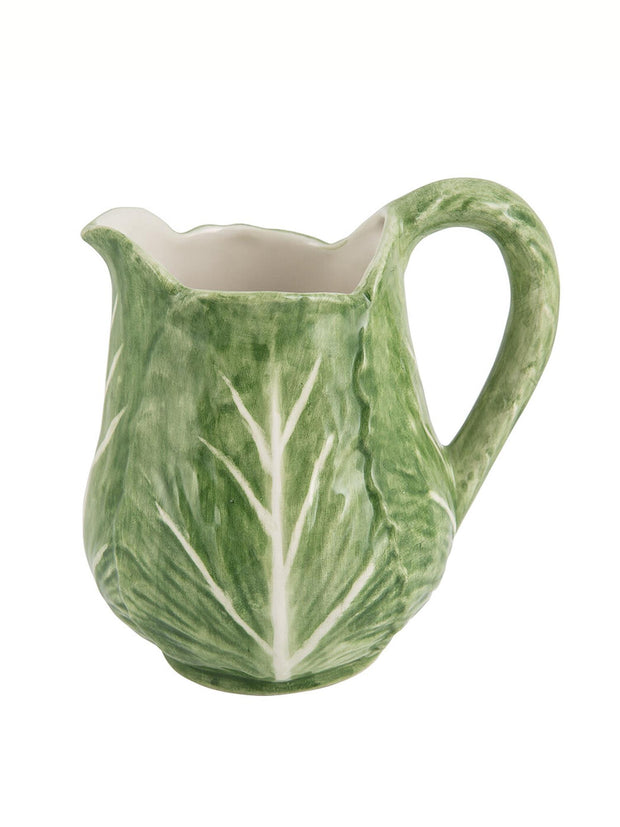 Radicchio Handpainted Jug Green