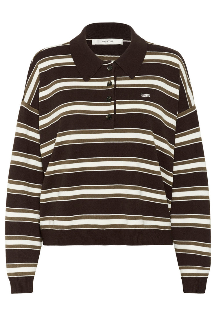 GZpaige polo pullover - Molé/Dark Beech
