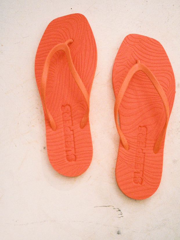 Tapered Orange Flip Flop