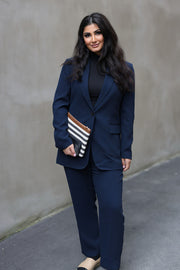 Sacha - classic gabardine dark sapphire