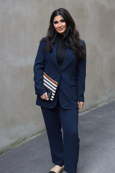 Sacha - classic gabardine dark sapphire
