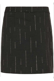 GZadria MW Wrap Skirt - Dark Grey Melange