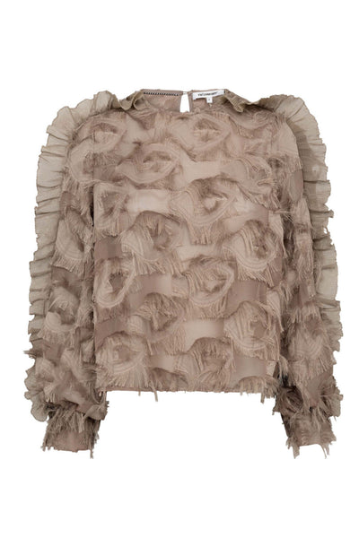 SyraCC Structure Blouse - Walnut