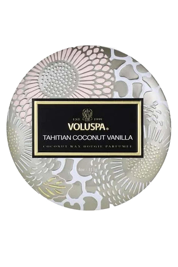 Mini Tin Candle - Tahitian Coconut Vanilla