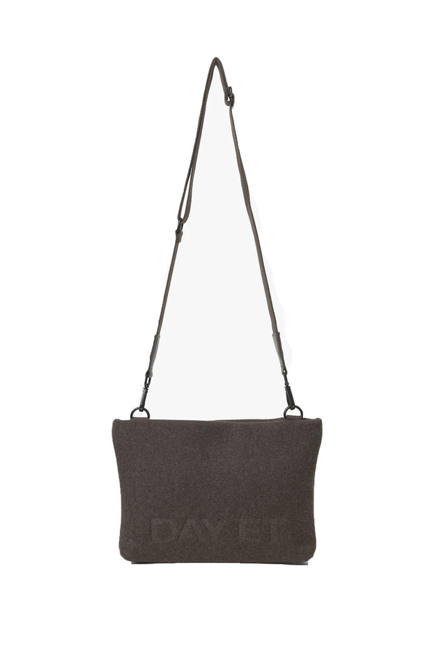 Day Woolen CB Pouch - Chocolate Melange