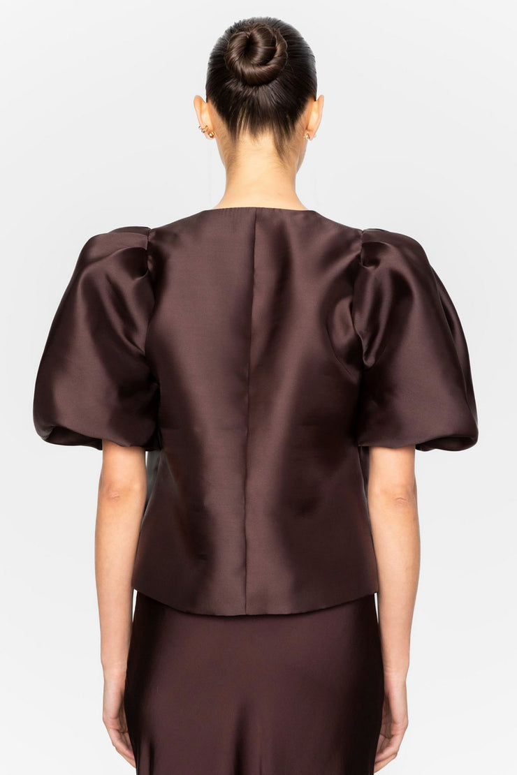 Maeve Blouse - Dark Brown