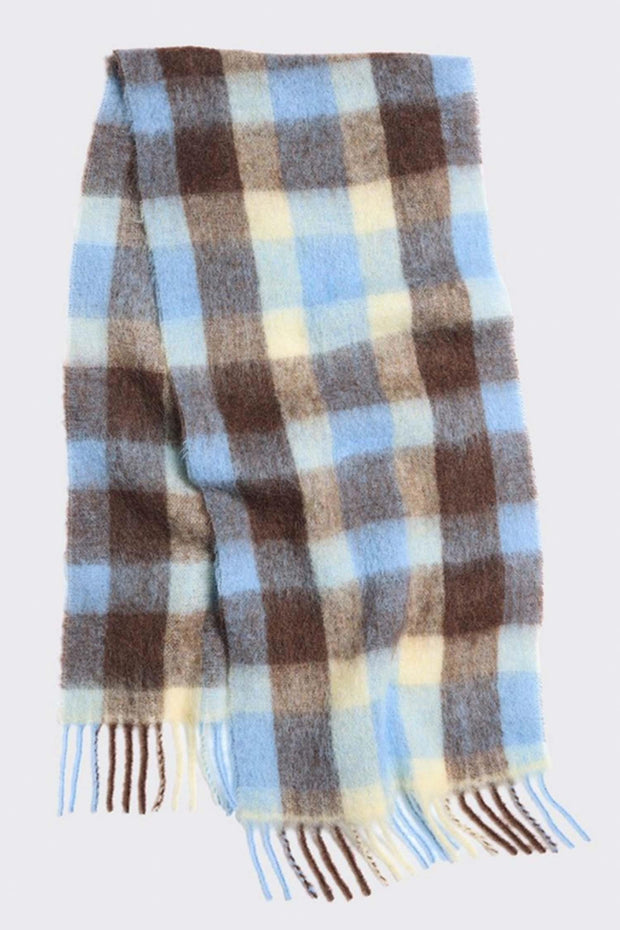 Fresia S  - Light Blue Check