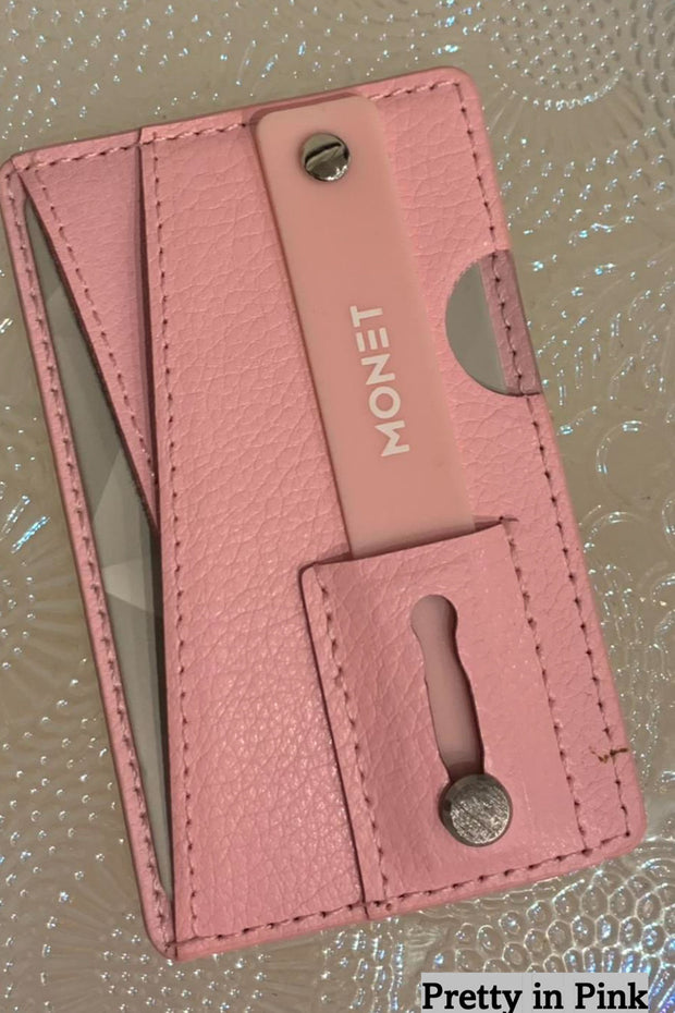 Phone Grip Wallet - Pretty in Pink