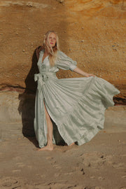 Wow Long Dress - Soft Pistachio