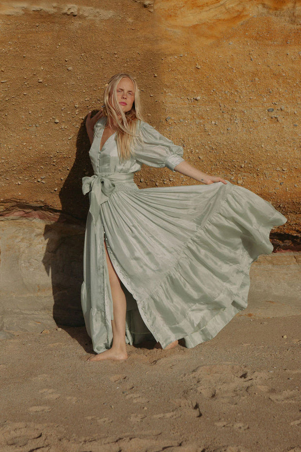 Wow Long Dress - Soft Pistachio