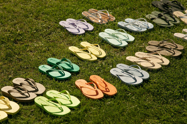 Tapered Orange Flip Flop