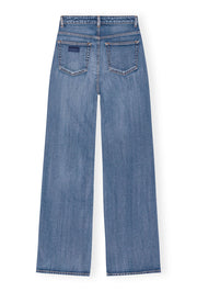 Light Denim Wide Jeans - Mid Blue Vintage