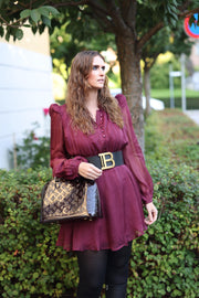 Organza Mini Dress