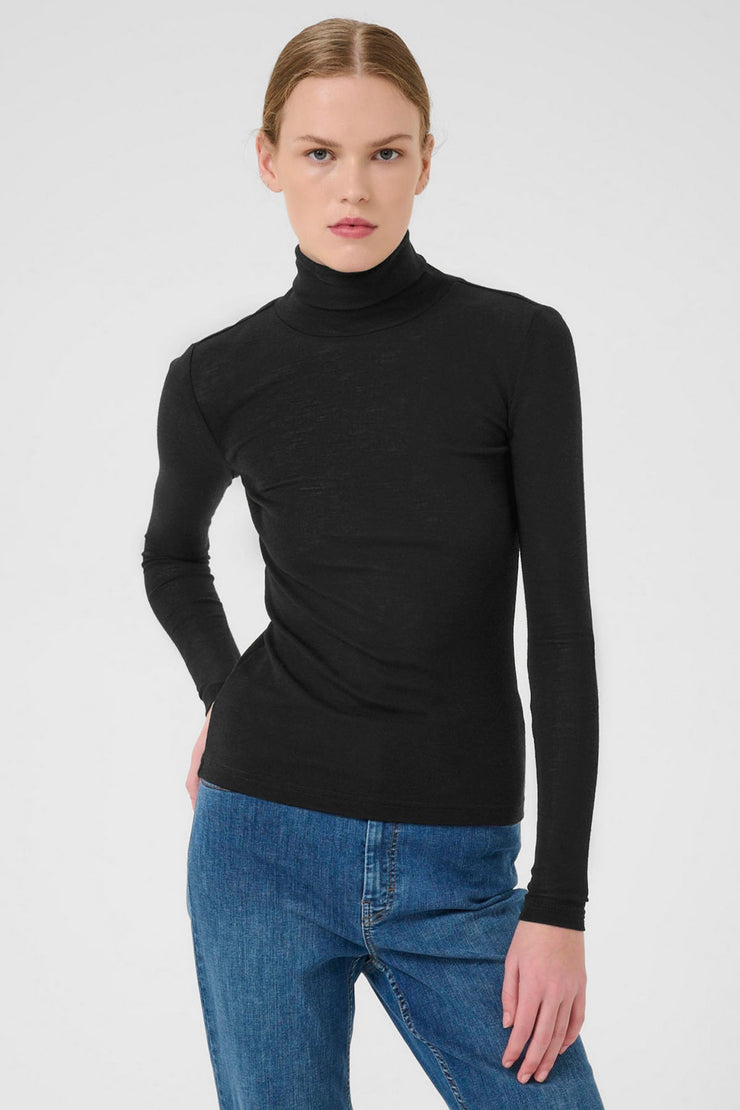 NiniaGZ Wool Rollneck - Black