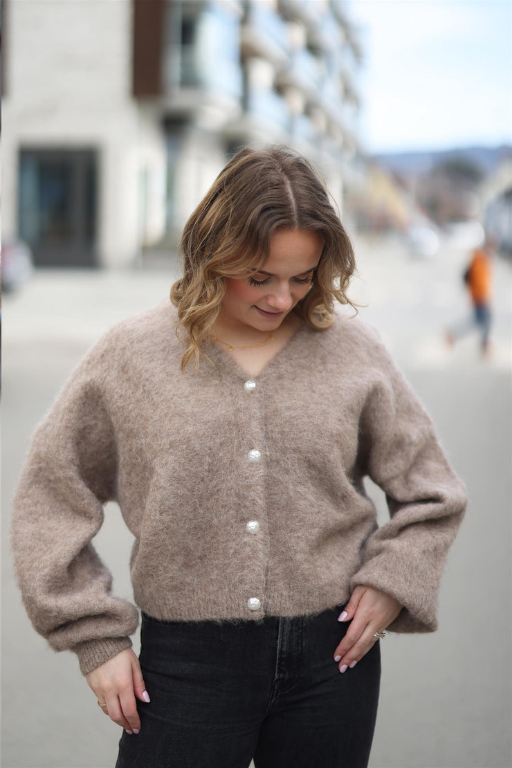 SanaGZ Cardigan - Warm Sand Melange