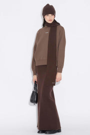 Wool Scarf - Brown
