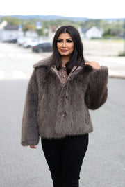 KitaCC Furry Jacket - Walnut