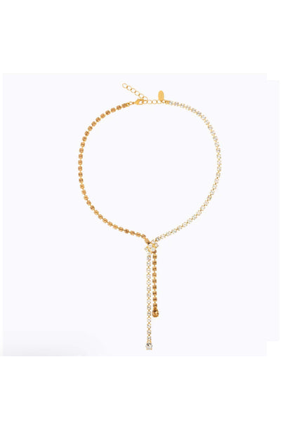 Yvette Necklace - topaz Combo