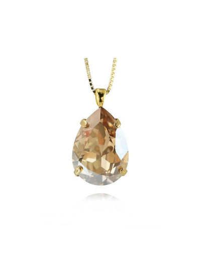 Classic Drop Necklace - Golden shadow