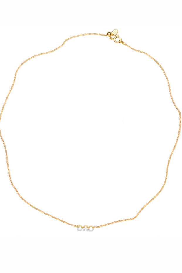 DAD Necklace - Gold/Dilver