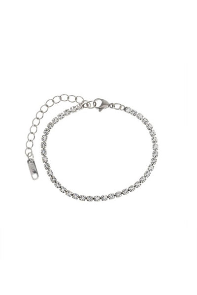 Ana - Tennis Bracelet Stainless Silver