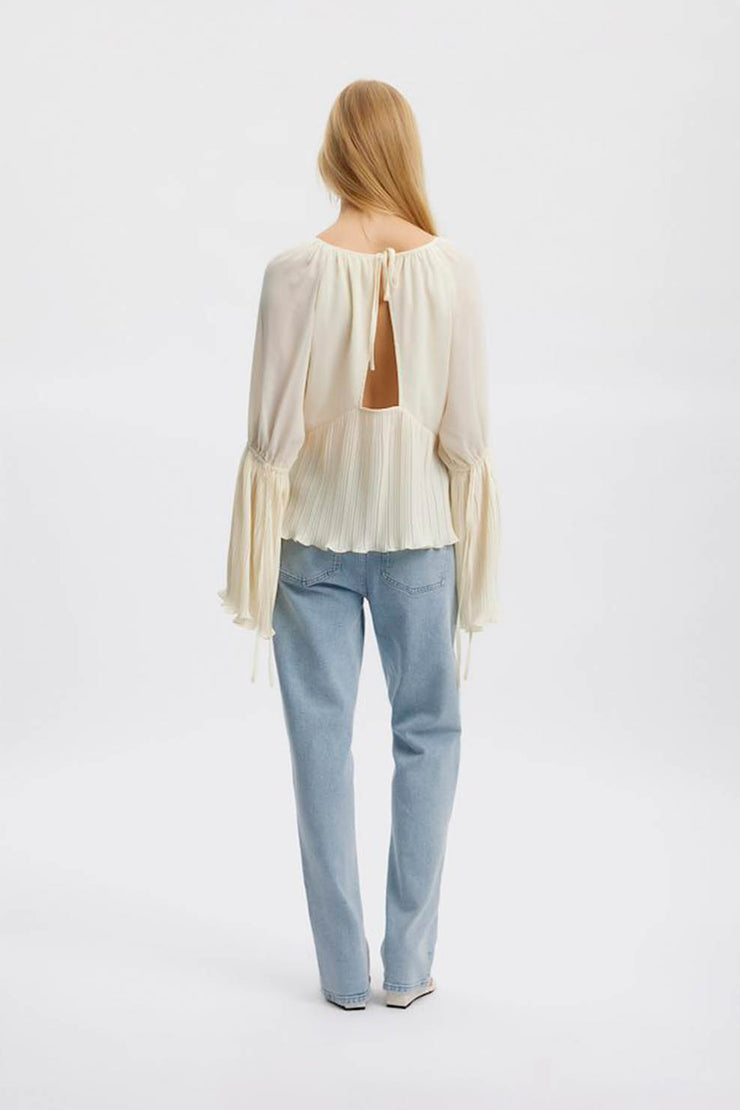 CelesteGZ Ls Blouse - Ethereal Green