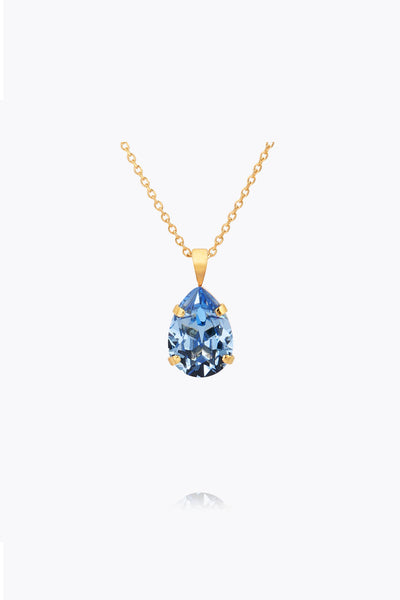 Mini drop necklace - Light Sapphire