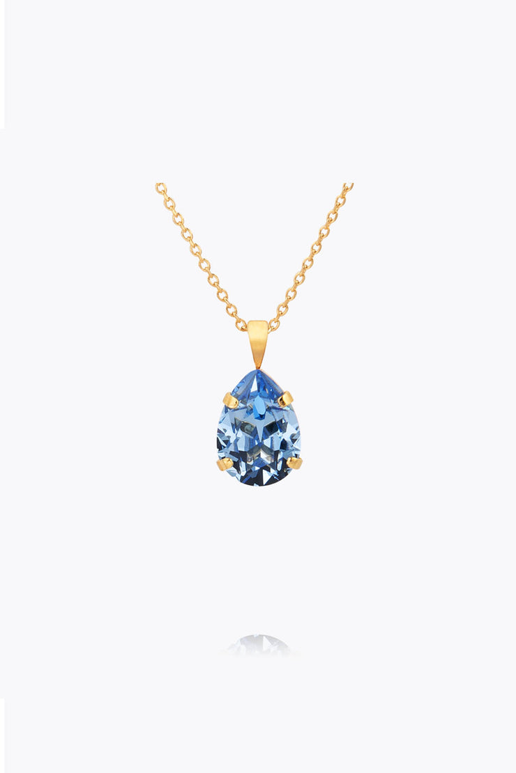 Mini drop necklace - Light Sapphire