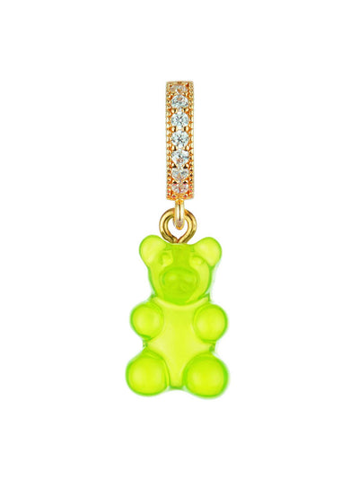 Nostalgia Bear - Pave Connector Lime