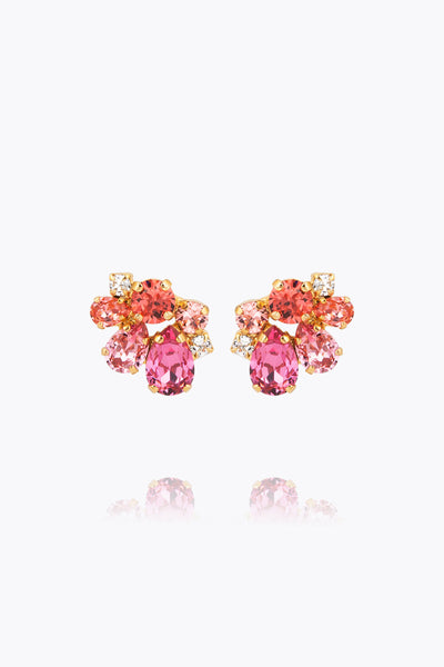 Katie Earrings - Coral Combo